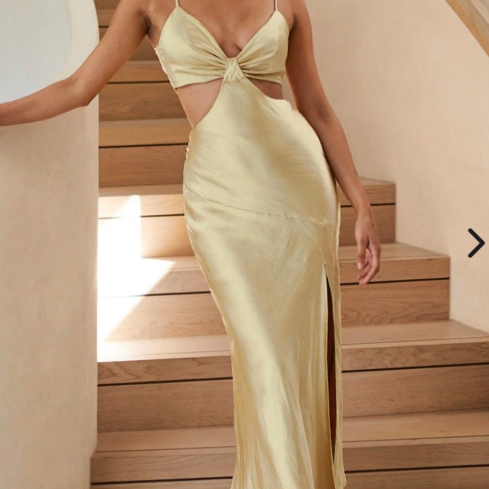 Cami Satin Maxi Dress